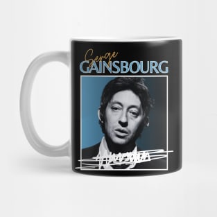 Serge gainsbourg///original retro Mug